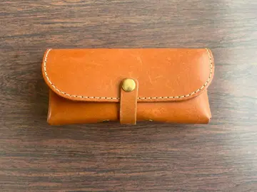 HERZ 천연 가죽 안경 케이스