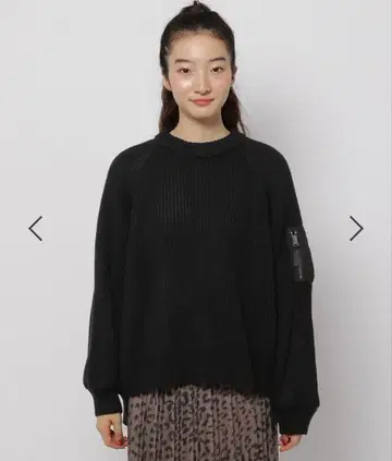 니코앤드 MA-1 디테일 니트 풀오버