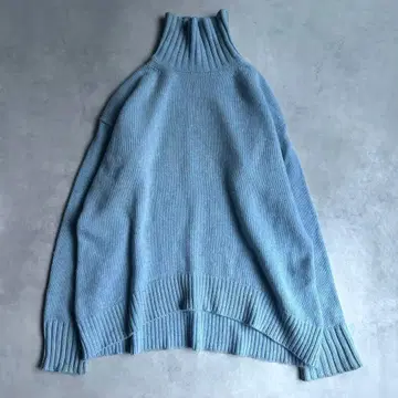 매디슨 블루 캐시미어 100% 니트 터틀넥 오버 사이즈