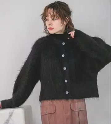 JEANASIS 블랙 가디건