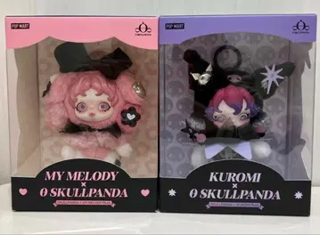 Melody & Kuromi 봉제 인형 세트 skull panda