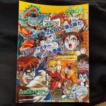 스트리트 파이터 ZERO2 프로모션 카드 대지