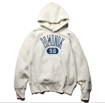 챔피온 리버스 위브 청단 택 칼리지 프린트 후드티 XL