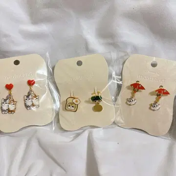 모프 샌드 해피 백 2026 귀찌 이어커프 귀걸이 3종 세트