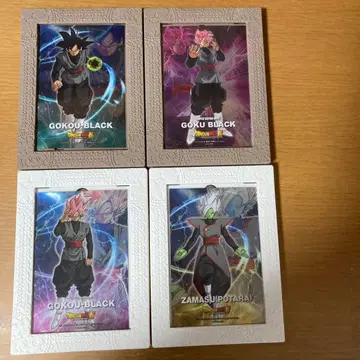 드래곤볼 오공 블랙 자마스 합체 메탈릭 시트