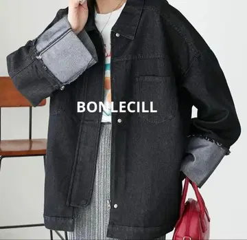 본르 빅 데님 집업 자켓