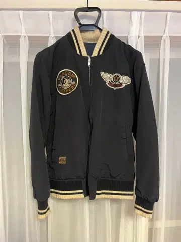 VANSON 나일론 자켓 리버서블