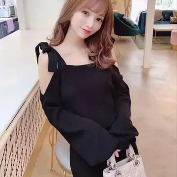 [ 새상품급 ] michellMacaron 롱 니트 원피스 XS