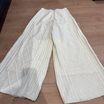 니트 플레어 팬츠