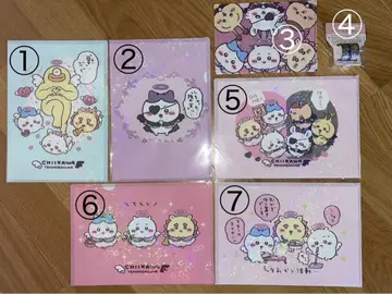 치이카와 천사와 악마 클리어 파일 6장 & 클리어 마스킹 테이프 세트