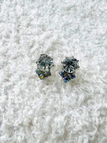 크리스탈 스톤 귀걸이