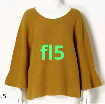 [ 기간 한정 ] 프랑슈리페 fl5 느긋한 금붕어 니트 풀오버 머스타드