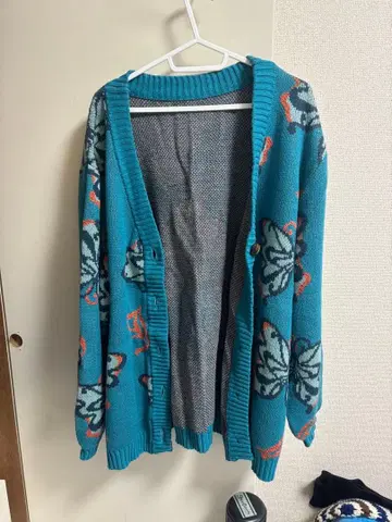 jouetie ANNA SUI 콜라보 니트 가디건 긴팔