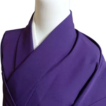 W118 기모노 화학 섬유 워셔블 기모노 코몬 일본 무용 보라색