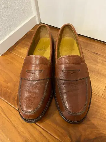 REGAL 브라운 가죽 로퍼