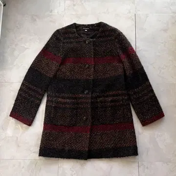 nuovo quaranta 노카라 코트 트위드 자켓