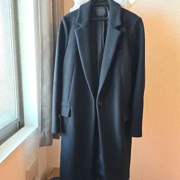 STUDIOUS 블랙 체스터 코트 사이즈 XS~S