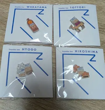 토요코INN 핀 배지 (와카야마, 돗토리, 효고, 히로시마)