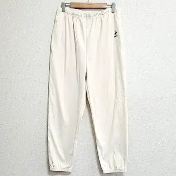 비벌리힐스 폴로 클럽 스웨트 팬츠 크림색 L 허리밴딩 끈