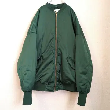 오버사이즈 MA-1 블루종 그린 개성 H&M