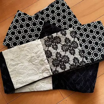 자수 반폭 오비 핸드메이드