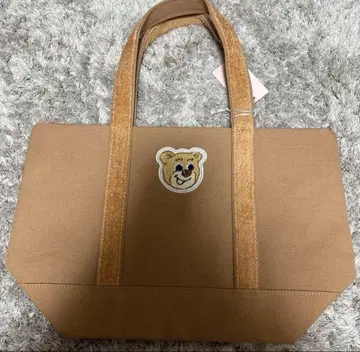 러브리 바이 페이러 올드 테디 와펜 토트백 베이지