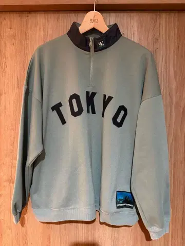 WHIZ LIMITED TOKYO 하프 지퍼 맨투맨