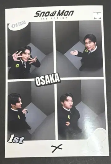 SnowMan 1st popup 팝업 메구로 렌 오사카 한정판