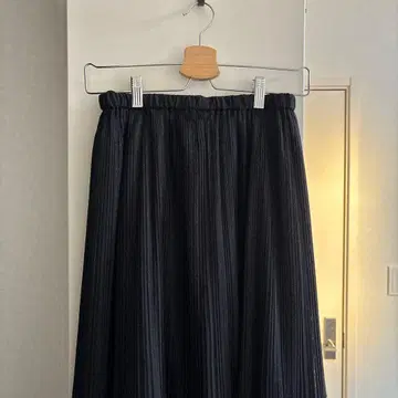 GLOBAL WORK A라인 스커트 글리터 블랙