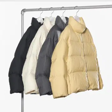 파우더 소프트 다운 자켓