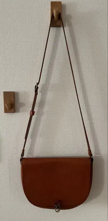 LONA 누보 숄더 라지 코냑