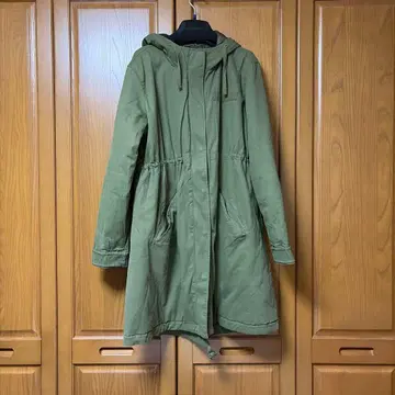 새상품급 GAP 큰 사이즈 모스그린 모즈 코트