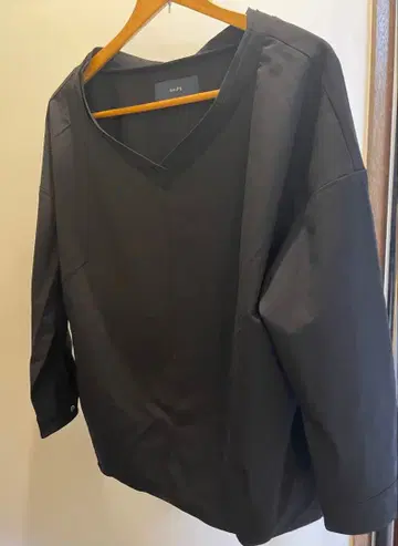 SHIPS 블랙 V넥 긴팔 셔츠 여성용