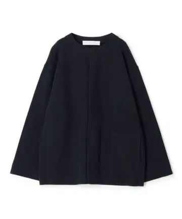 GALERIE VIE 노카라 니트 자켓 네이비