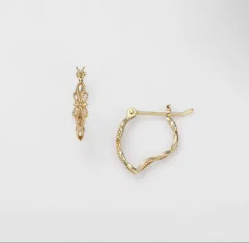 아가트 agate K10 후프 귀걸이