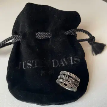 JUSTIN DAVIS 실버 반지 겹쳐 끼는 반지