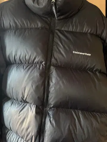 thisisneverthat 블랙 다운 자켓