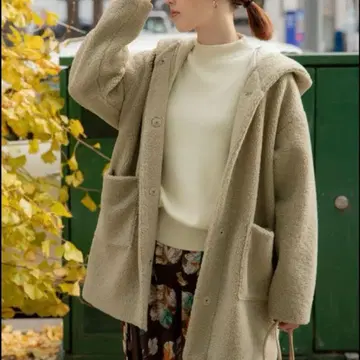 urban research doors 후드 부착 보아 코트