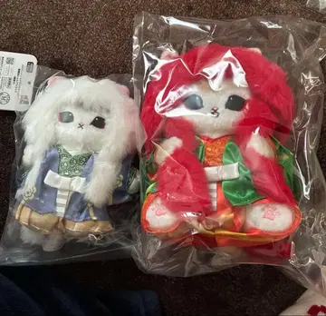 가부키냥 봉제 인형 세트