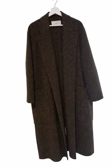 TODAYFUL 오버 체크 코트 M 사이즈 더블 페이스