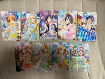 러브 라이브 아틀레 아키하바라 혜택 캐릭터 카드 전 9종