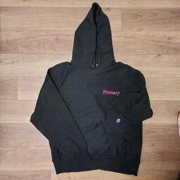 Champion EMBRO HOODIE 블랙 L 사이즈