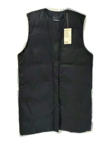 무인 경량 다운 롱 베스트 XL