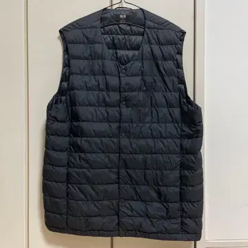 유니클로 울트라 라이트 다운 다운 베스트 XL 블랙