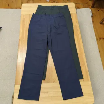 새상품급 SIMPLICITE plus 슬랙스 2벌 네이비 그레이 TR