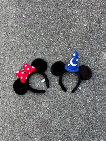 미니 마우스 & 미키마우스 머리띠 세트