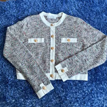 CELFORD 멀티 컬러 니트 가디건