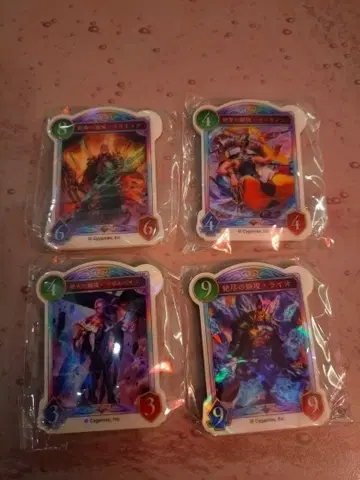 쉐도우버스 WB 아크릴 키링 4개 세트