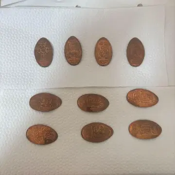 초레어 스타워즈 엠보싱 디즈니 캐릭터 코인 10개