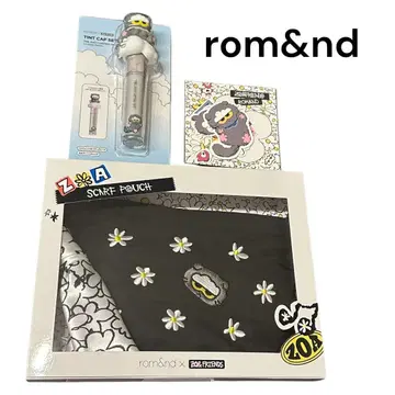 새상품 한정판 rom&nd 롬앤 파우치 립 씰 지용